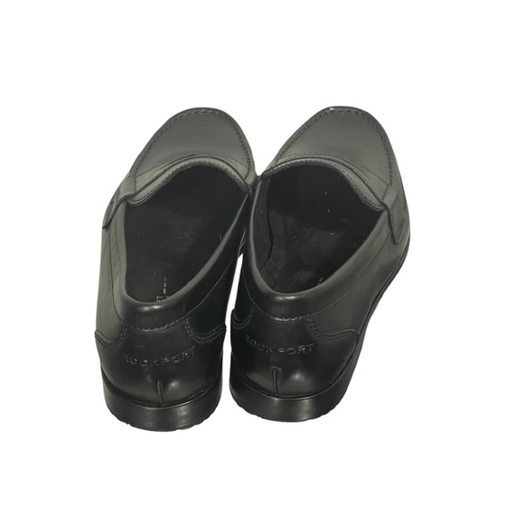 Men’s Rockport Walkability Trutech Black Faux Leather Penny Loafers Sz 9.5 Wide - Picture 7 of 10